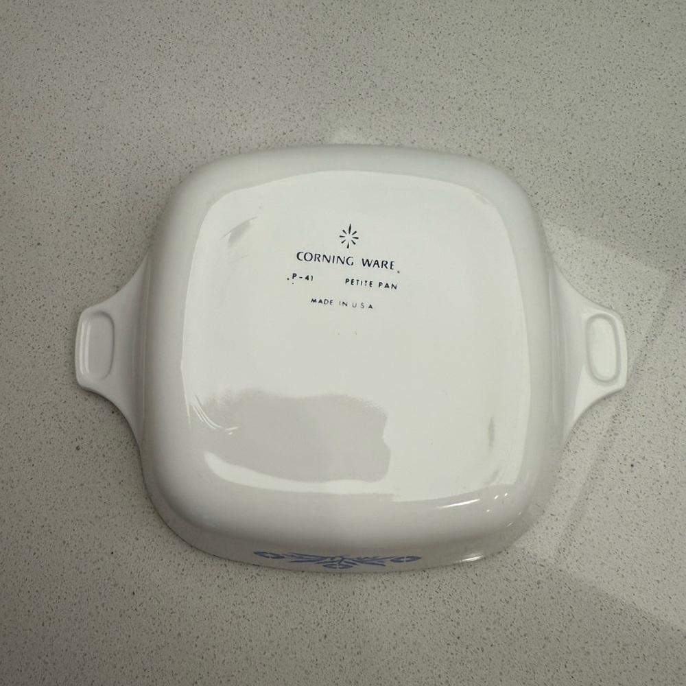 Vintage CorningWare Blue Cornflower Petite Pan 1960s MCM Mid-Century Modern - Picture 4 of 8